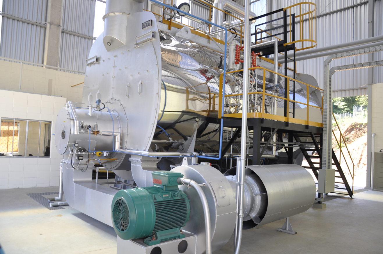 FOUR 4-pass steam boiler product visual